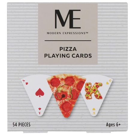 Modern Expressions Pizza Playing Cards