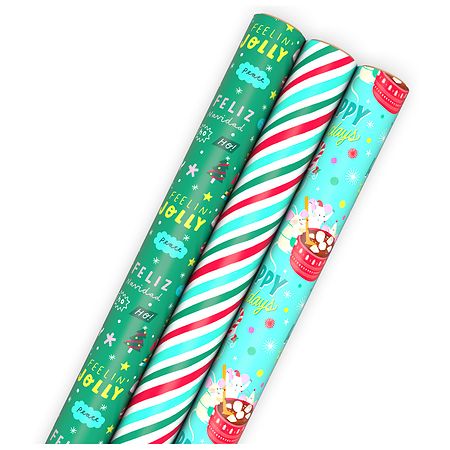 Hallmark Wrapping Paper Assortment (Cute and Colorful)