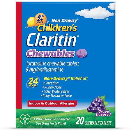 Claritin Allergy Medicine Grape