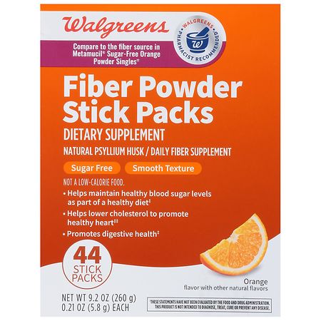 Walgreens Fiber Powder Stick Packs