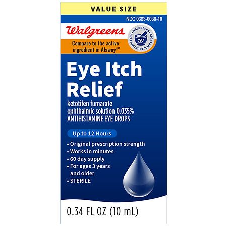 Walgreens 12 Hour Allergy Eye Itch Relief