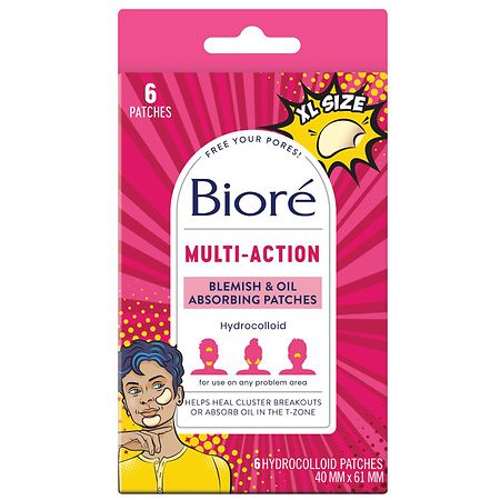 Biore Pimple Patches, Multi-Action Blemish & Oil Absorbing