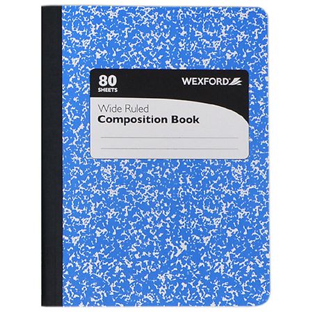 Wexford Wide Ruled Composition Book Assorted