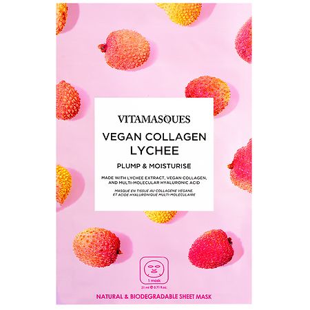 Vitamasques Collagen Lychee Sheet Mask