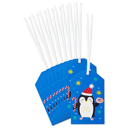 Hallmark Gift Tags (Holiday Penguin With Donut)