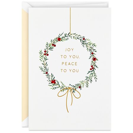 Hallmark Signature Boxed Christmas Cards (Illustrated Wreath)