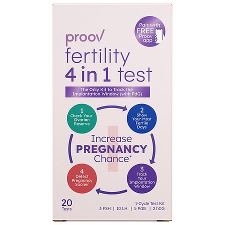 Proov 4 in 1 Fertility Test