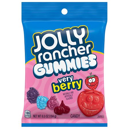 Jolly Rancher Gummies Fruit Flavored Candy Very Berry