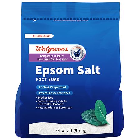 Walgreens Epsom Salt Peppermint