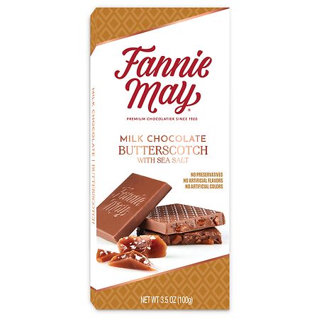 Fannie May Milk Chocolate Butterscotch Tablet