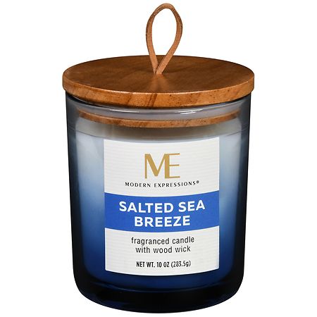 Modern Expressions Woodwick Fragranced Candle Salted Sea Breeze