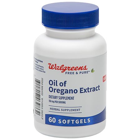 Walgreens Oil of Oregeno Extract 150mg Softgels