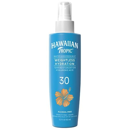 Hawaiian Tropic Weightless Hydration Water Mist Sunscreen for Body