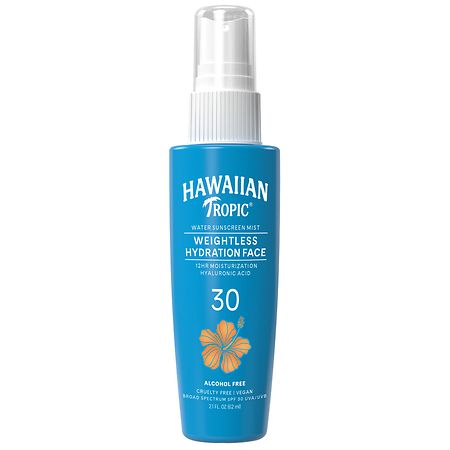 Hawaiian Tropic Weightless Hydration Water Mist Sunscreen for Face