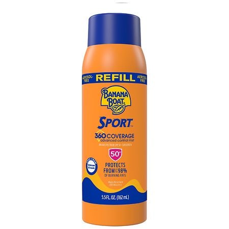 Banana Boat Sport 360 Coverage Sunscreen Spray Refill SPF 50+