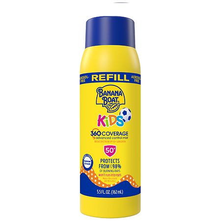 Banana Boat Kids 360 Coverage Sunscreen Spray Refill SPF 50+