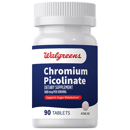 Walgreens Chromium Picolinate 1000 mcg Tablets