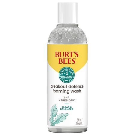 Burt's Bees Clear and Balanced Breakout Defense Foaming Wash