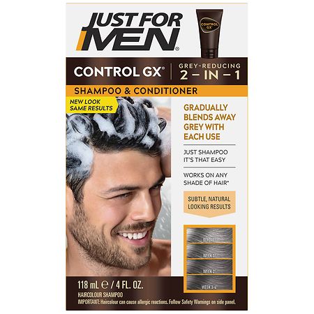Just For Men 2-In-1 Grey-Reducing Shampoo & Conditioner