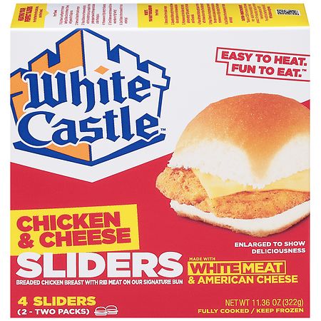 White Castle Chicken & Cheese Sliders