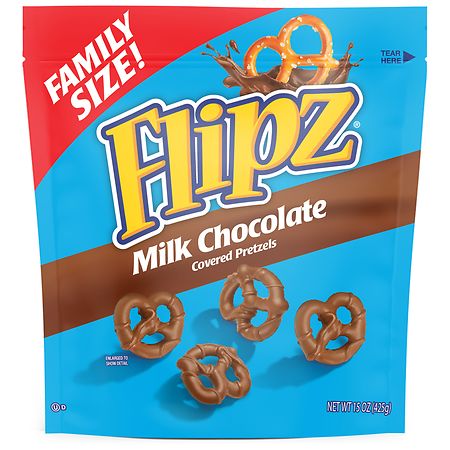 Flipz Family Size Covered Pretzels