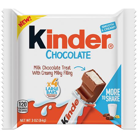 Kinder King Size Milk Chocolate Treat With Creamy Milky Filling