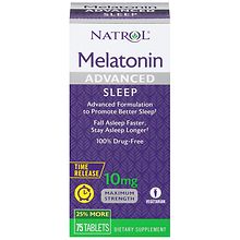 Natrol Melatonin Advanced Sleep Mg Maximum Strength Time Release