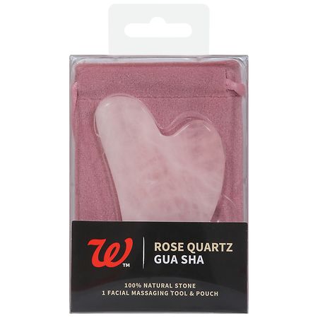 Walgreens Rose Quartz Gua Sha Pink