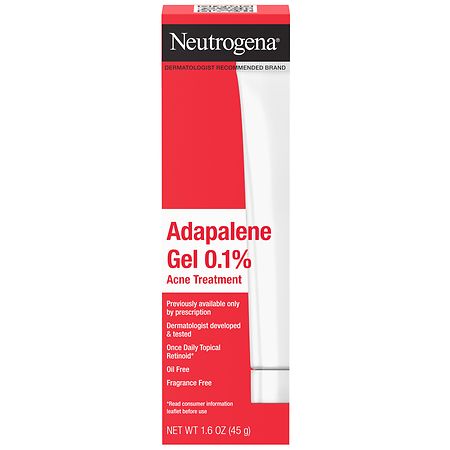 Neutrogena Adapalene Gel Acne Treatment Fragrance Free