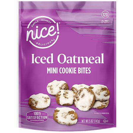 Nice! Mini Cookie Bites Iced Oatmeal