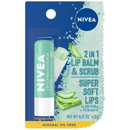 Nivea Lip Care 2 in 1 Lip Balm & Scrub