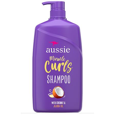 Aussie Miracle Curls with Coconut & Jojoba Oil, Paraben Free Shampoo