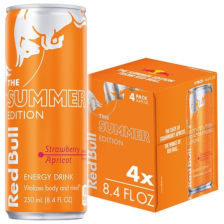 Red Bull Energy Drink Strawberry Apricot