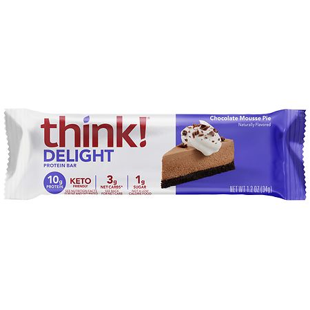 think! Delight Protein Bar Chocolate Mousse Pie