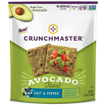 Crunchmaster Avocado Toast Salt & Pepper