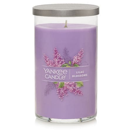 Yankee Candle Medium Pillar Lilac Blossoms, Purple