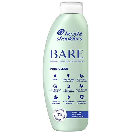 Head & Shoulders Bare Pure Clean Dandruff Shampoo, Anti-Dandruff Treatment