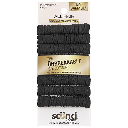 Scunci Unbreakable All Hair Ponytailers