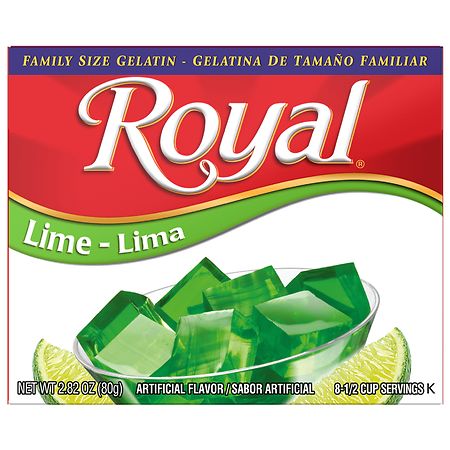 Royal Gelatin Box Lime