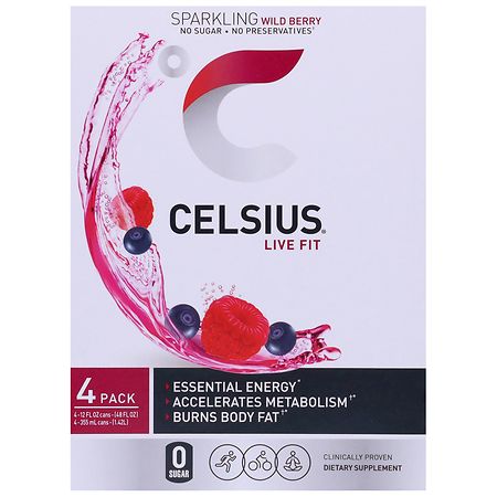 Celsius Sparkling Energy Wild Berry