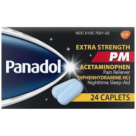 Panadol Extra Strength PM Pain Reliever & Nighttime Sleep-Aid