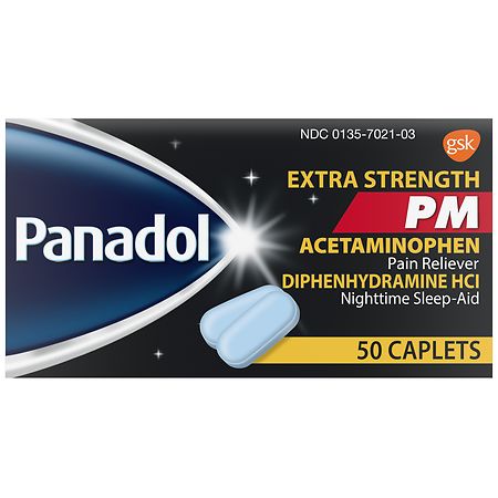Panadol Extra Strength PM Pain Reliever & Nighttime Sleep-Aid