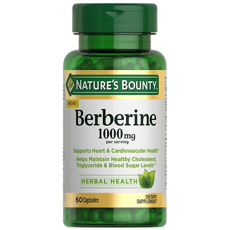 Nature's Bounty Berberine 1000mg Capsules