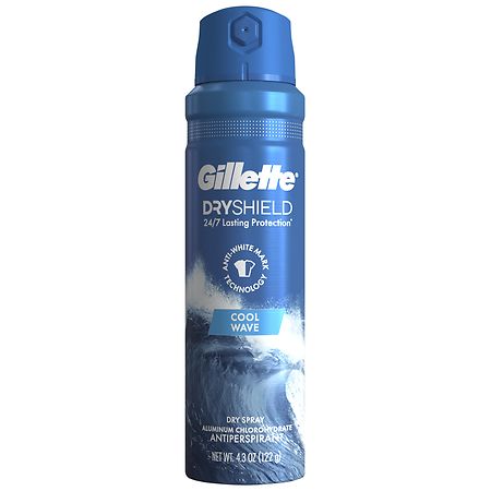 Gillette Antiperspirant Dry Spray Cool Wave