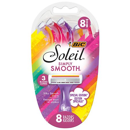 BIC Simply Smooth Women's Disposable Razors, 3 Blades