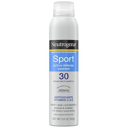 Neutrogena Sport Active Defense Spf 30 Sunscreen Spray Regular