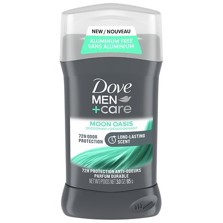 Dove Men+Care Aluminum-Free Deodorant Stick with 72 Hour Odor Protection Moon Oasis