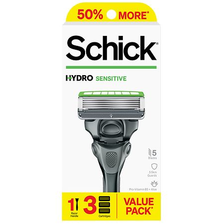 Schick Hydro Men's Sensitive Razor Value Pack