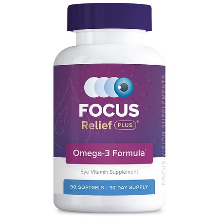 Walgreens Focus Relief Plus Omega-3 Softgels
