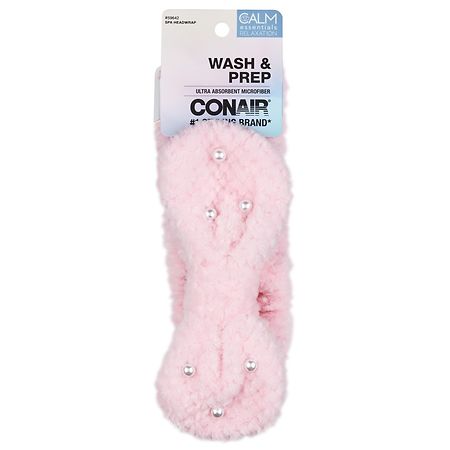 Conair Wash & Prep Spa Headwrap Pink